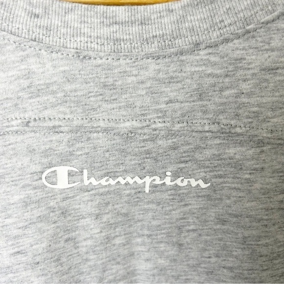 NWT Champion Women’s Campus Long Sleeve Tee Oxford Grey Small - Picture 4 of 12